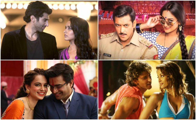 Krrish, Dhoom 2, Lage Raho Munnabhai, Dabanng 2, Aashiqui 2, Tanu Weds Manu Returns, Anybody Can Dance: ABCD 2 Krrish, Dhoom 2, Lage Raho Munnabhai, Dabanng 2, Aashiqui 2, Tanu Weds Manu Returns, Anybody Can Dance: ABCD 2